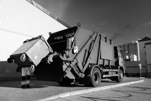 Professionals conducting house clearance in a Thornton Heath property